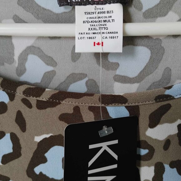 Kim & Co New long sleeve top size XXXL Canadian Brand - Picture 2 of 2